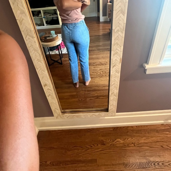 MOTHER The Superior, Elastic Waist Tapered Jeans EUC SZ29 - Picture 5 of 12